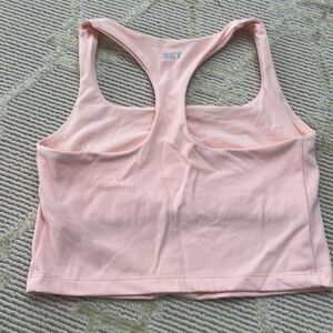 SET Active Pink Crop Top